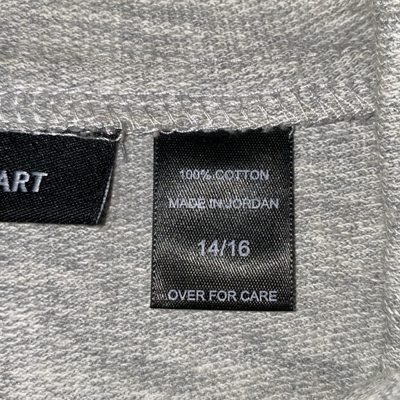 ASHLEY STEWART sweatshirt long sleeve zip up hoodie 2 pockets NEW size 14/16 - Picture 6 of 11